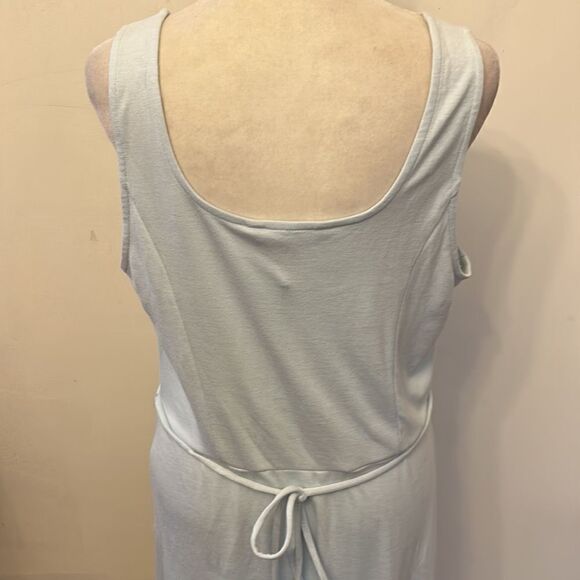 COPY - 41 Hawthorn robin egg blue sleeveless tie back casual dress Size L New - Picture 7 of 10